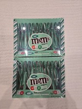 2 BOXES OF 12 MINT M & Ms CANDY CANES