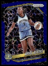 2025 Panini Prizm WNBA Blue Velocity Prizms #13 Ariel Atkins