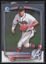 2025 Bowman #BCP-106 Jose Perdomo Chrome Prospects Atlanta Braves