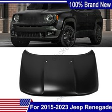 Hood Front Panel Aluminum Primed For 2015-2023 Jeep Renegade 68259730AA-PFM