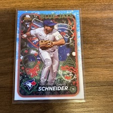 Davis Schneider Rookie RC Base 2024 Topps Holiday #H132 Toronto Blue Jays