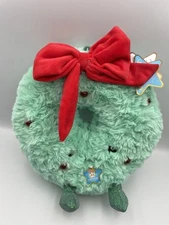 F.A.O. Schwarz 10" Glow Brights Plush LED with Sound/Music Wreath New With Tags