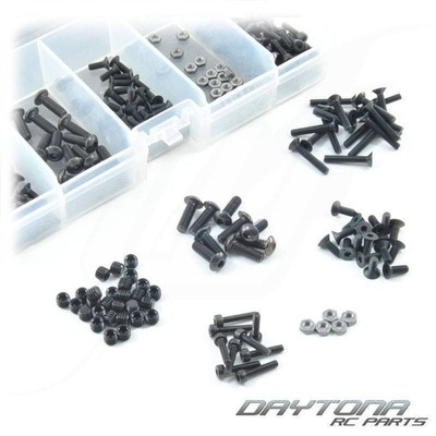 Kyosho Viti A Testa Svasata Esagonale - K.1-S34018H, Colore Nero, Ricambi Per Modellismo RC Crawler