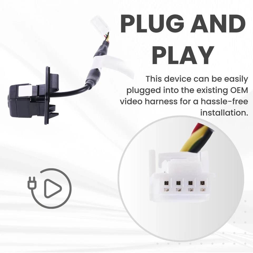 Backup Camera Replaces for 12-14 SUBARU IMPREZA WAGON SEDAN XV CROSSTREK HYBRID - Image 2 of 4