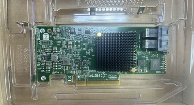 LSI H3-25573-00H Broadcom SAS9300-8i 12G 8-Port IT Mode SATA SAS PCIe HBA Card
