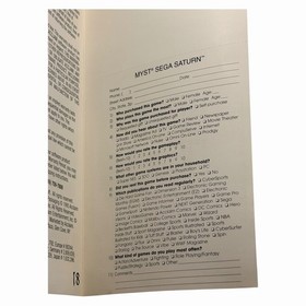 Myst (Sega Saturn, 1995) Authentic CIB Complete w/ Manual + Reg Card - Tested