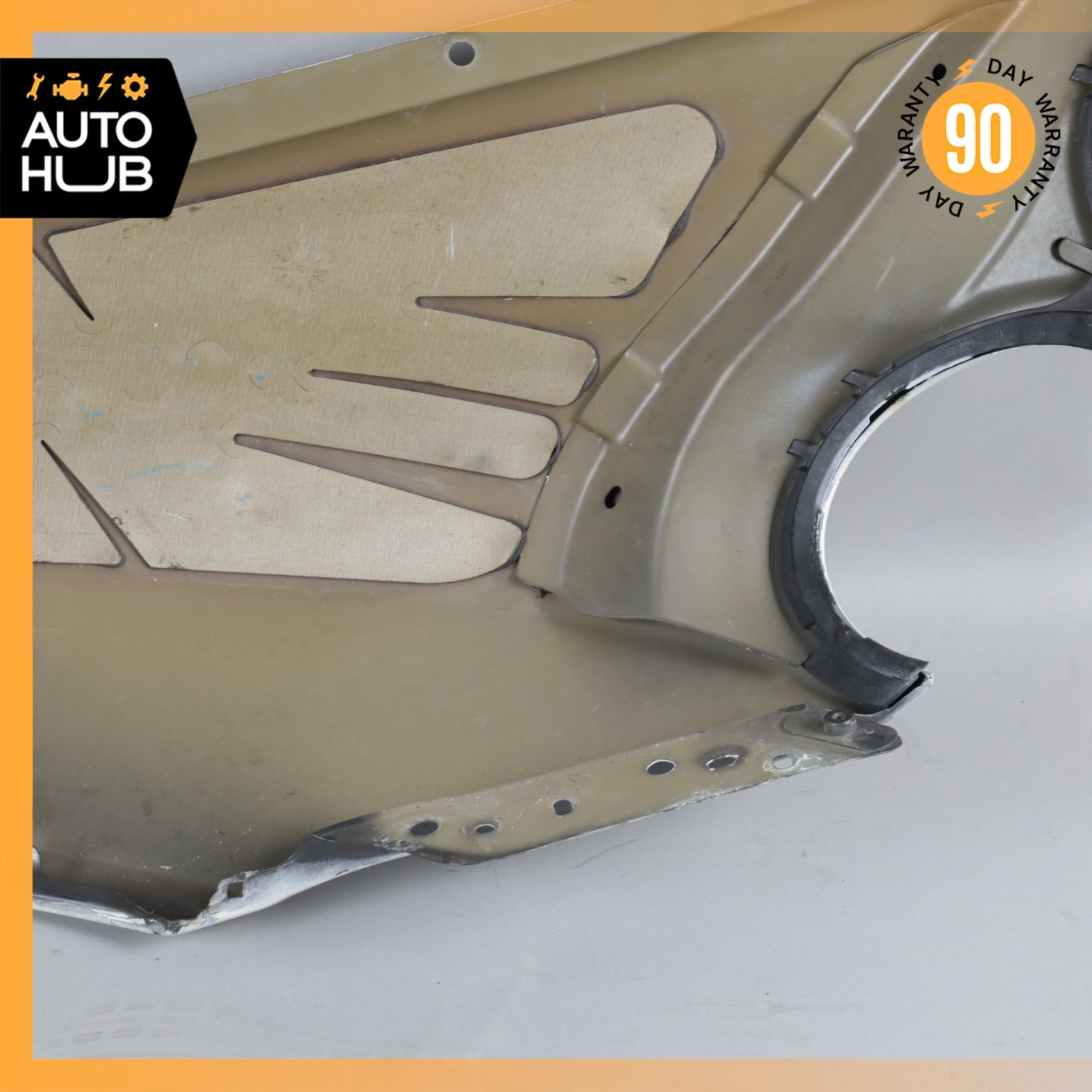 03-11 Bentley Continental GT GTC Left Driver Side Fender Assembly White OEM 87k