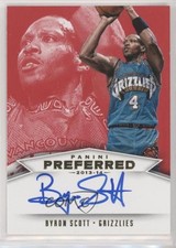 2013-14 Panini Preferred Panini Signatures Red 14/20 Byron Scott #525 Auto 0b2