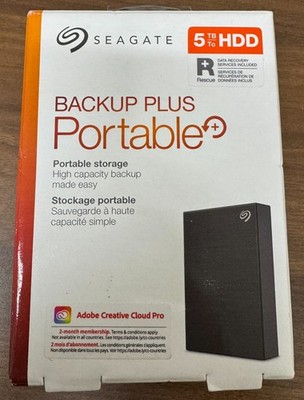 Seagate Backup Plus Portable+ 5TB HDD Storage (STHP5000400)