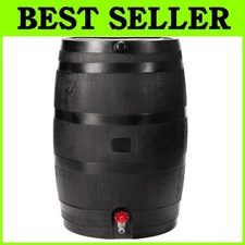 50-Gallon ECO Rain Barrel - 100% Recycled Plastic