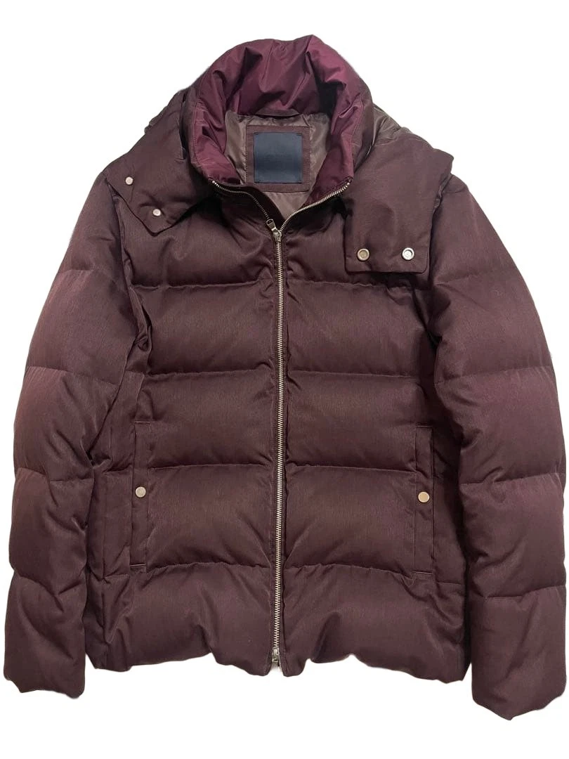 STUDIOUS x ZANTER Purple Down Jacket Men's Size 3/L Cleaned Condition image 1