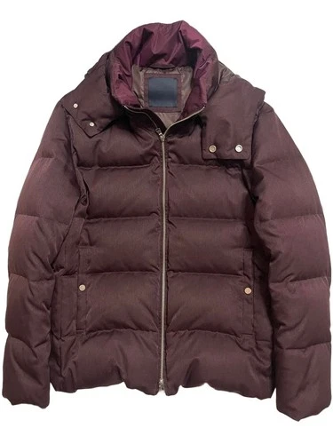STUDIOUS x ZANTER Purple Down Jacket Men's Size 3/L Cleaned Condition video thumbnail