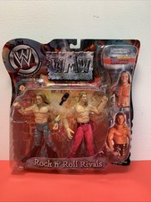 WWE Wrestling Most Wanted Rock n Roll Rivals Edge Vs Chris Jericho Figures 2002