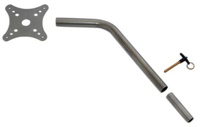 Competition Engineering C3451 Drag Parachute Bracket - Weld-On - Steel - Natural