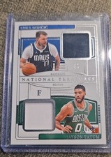 2024-25 Panini National Treasures - Matchups Jerseys Luka Dončić, Jayson...
