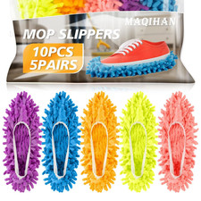 10 Mop Slippers for Floor Cleaning - Size 8 Socks Women 8