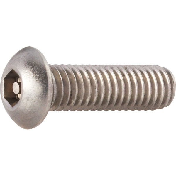 Toolcraft 88113 Security Hex Socket Mushroom Head Screws A2 M5 x 20mm Pack Of 10