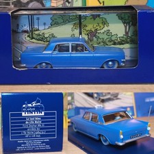 1/43 Ford Zephyr MkIII 60 Taxi Bleu Tintin L'île Noire 1984 Miniature Collection