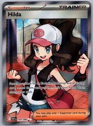 Hilda 164/086 SV: White Flare Full Art Ultra Rare Trainer
