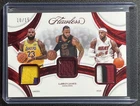 LEBRON JAMES 2024-25 PANINI FLAWLESS TRIPLE GU PATCH RUBY 10/15 HEAT CAVS LAKERS