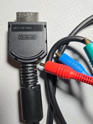Official Nintendo GameCube Component Video Cable (Model DOL-010)