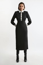 Karen Millen Maxi Dress Womens Km Corporate Dresses