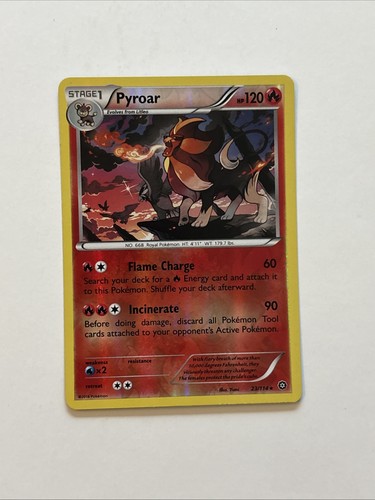 Pyroar 23/114 Rev Reverse Holo XY Steam Siege Pokemon NM | eBay