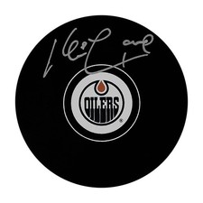 Kevin Lowe Autographed Edmonton Oilers Puck