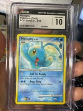 Pokémon Manaphy 3/17 POP Series 6 2007 Rare Promo CGC 10 Gem Mint  on eBay