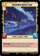 Shadowed Hover Tank~224/262~NM+~Jump to Lightspeed~SWU