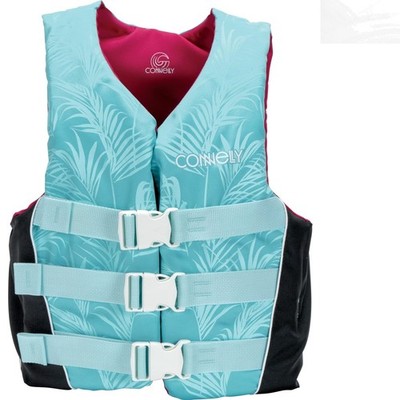 Flexible Turquoise Life Vest with Quick Release Buckles - Ideal for Water Sports