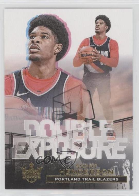 2023-24 Panini Court Kings Double Exposure Scoot Henderson #22 Rookie RC 11y2