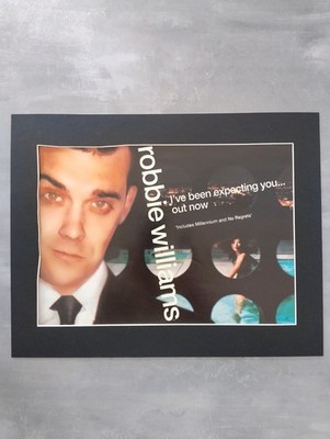Robbie Williams Original Advert I've Been Expecting You Album Mounted 14x11''