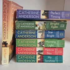 Catherine Anderson Book Lot of 7 Paperbacks Harrigan & Coulter Families Romance