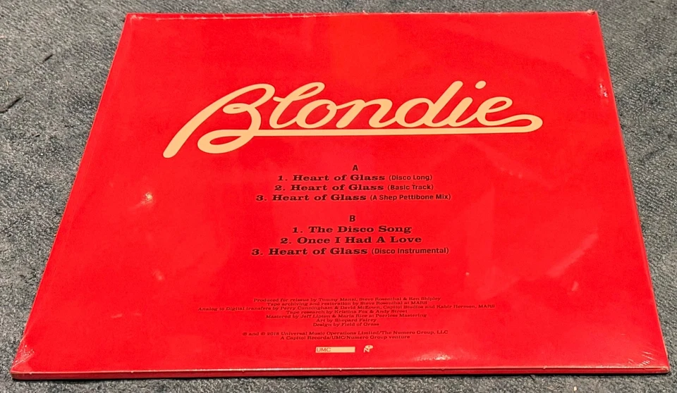 BLONDIE - HEART OF GLASS EP (REMASTERED NUMERO GROUP SEALED 6 TRACK 12" SINGLE) - Image 2 of 2