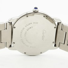 CARTIER WATCH RONDE SOLO LM W6701005 QUARTZ SILVER DIAL STAINLESS STEEL MEN'S 5