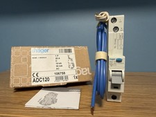 Hager RCBO 20 Amp 30mA Type C 20A 106758 C20 ADC Range ADC120 NEW!!
