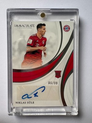 2018 Panini Immaculate Autograph RA-NS Niklas Süle Bayern München 06/99 RC