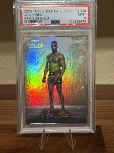2024 Topps Gold Label UFC - Reigning Gold Jon Jones #RG-9