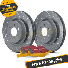 Ebc S5kr1377 Stage 5 Super Street Dimpled Slotted Rear Brake Kit