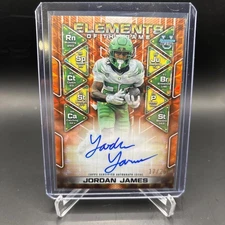 24 Best U Jordan James Oregon/49ers Elements of the Game Orange Geo Auto /25