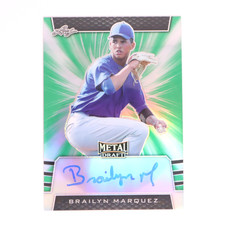 Brailyn Marquez 2020 Leaf Metal Draft RC Auto Green /10