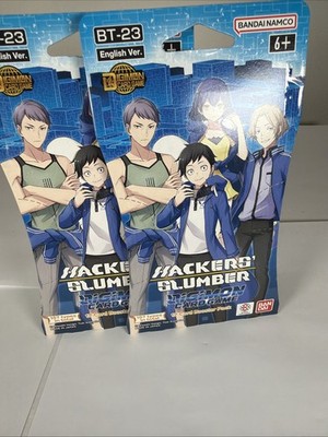NEW Digimon CCG: BT-23 Hacker's Slumber Sleeved Booster Pack x2 NEW  