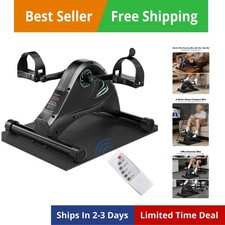 Mini Exercise Bike, Under Desk Bike Pedal Exerciser for Seniors  Physical Th...
