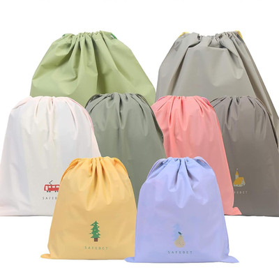 8 Pcs Turnbeutel Sportbeutel wasserdichte Drawstring Bag Polyester Kordelzugbeut