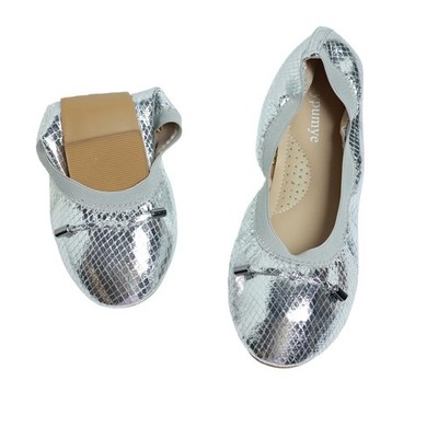 Faltbare Ballerinas für Frauen  Stilvolle RollUpSchuhe mit Schleife und Gummi...