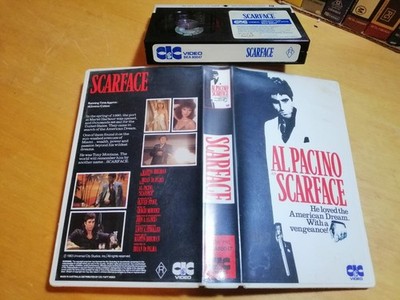 SCARFACE Al Pacino - RARE 1st Gen Rental Only  1983 CIC -Taft Video Beta Release
