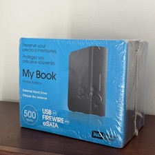Western Digital My Book Home Edition Disco rigido esterno USB - 500 GB scatola difettosa.