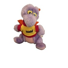 Vintage 1982 Disney Figment Plush Epcot Purple Dragon Stuffed Animal Korea 6  