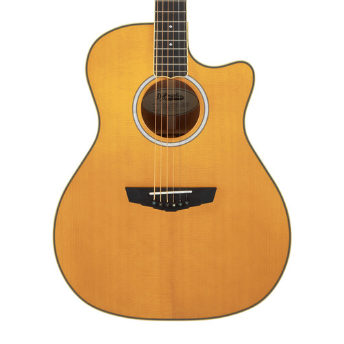 D'angelico Excel Gramercy Grand Auditorium CE - Vintage Natural - Open Box